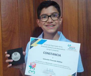 Sebastián representará a México gracias a su interés por las matemáticas