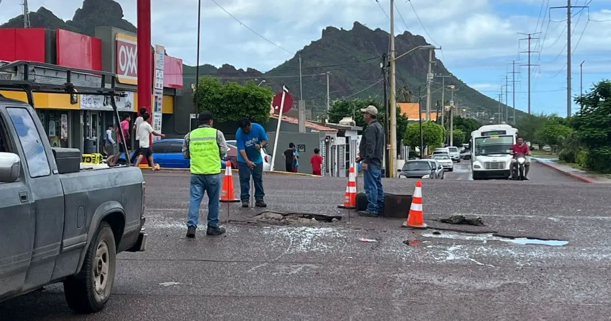 Hay más de 300 alcantarillas sin tapa en Guaymas; CEA inicia trabajos