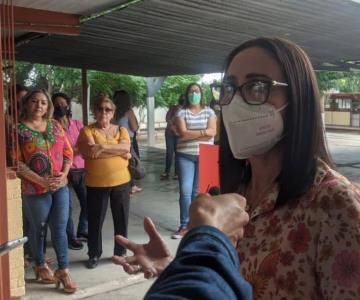 Madres de familia de Secundaria Técnica 6 bloquean bulevar Encinas