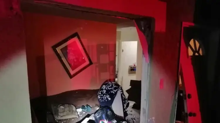 Explota tambo de gas en la colonia Rancho Grande