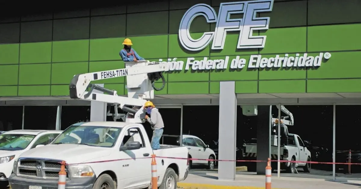 Informa CFE restablecimiento del 95% del suministro eléctrico