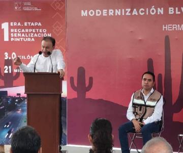 Inician trabajos de modernización del bulevar García Morales