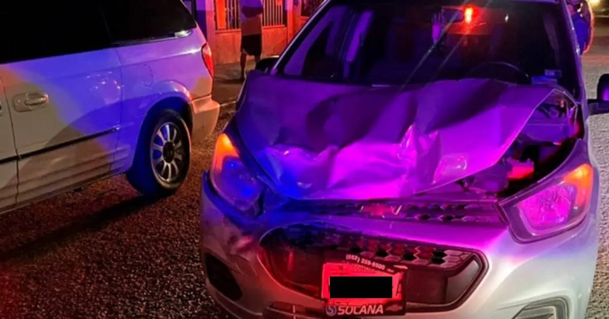 Ciudadano atropella a policía al sur de Hermosillo; lo detienen