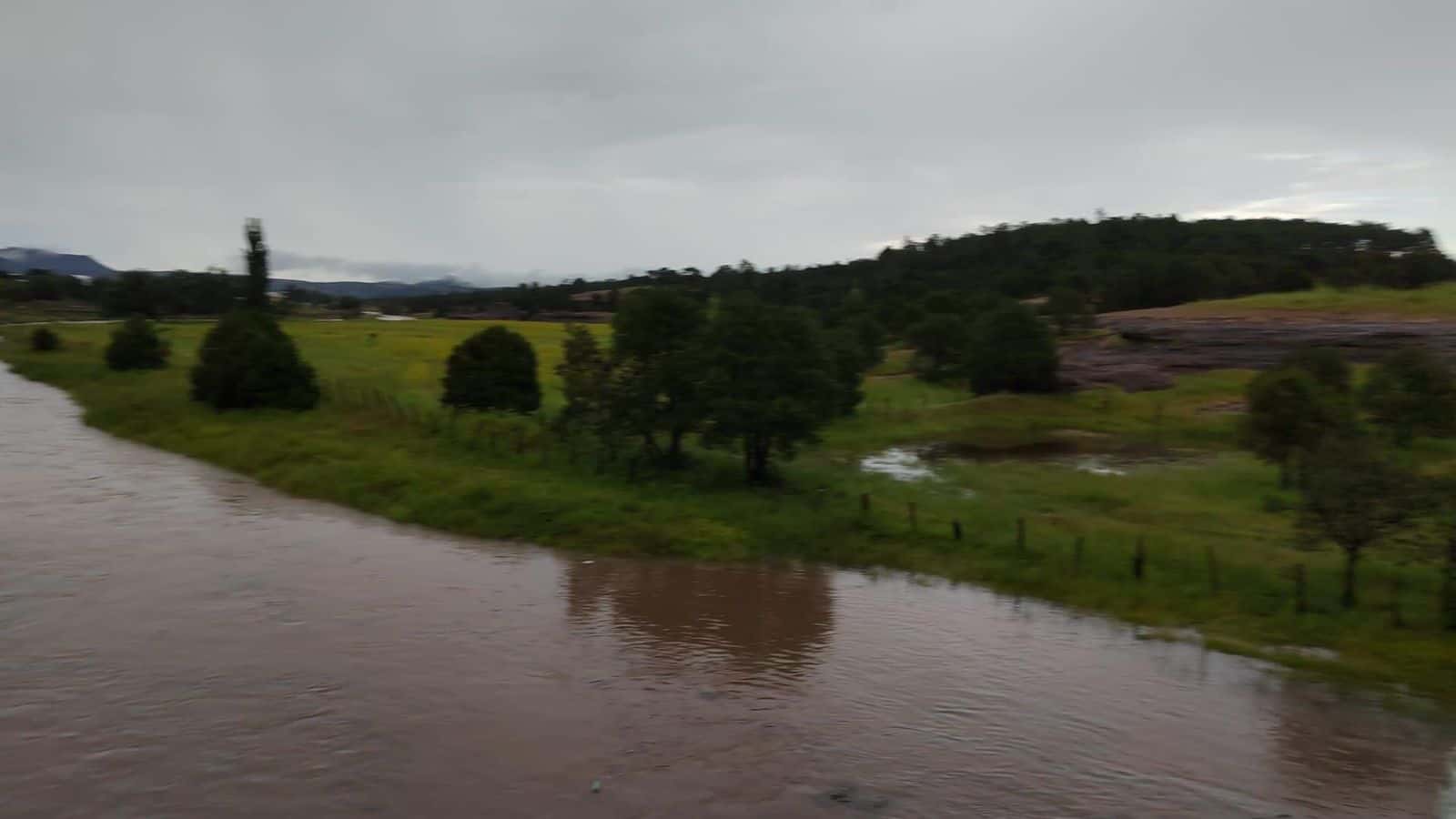 Inundaciones y zonas incomunicadas dejaron lluvias en Yécora