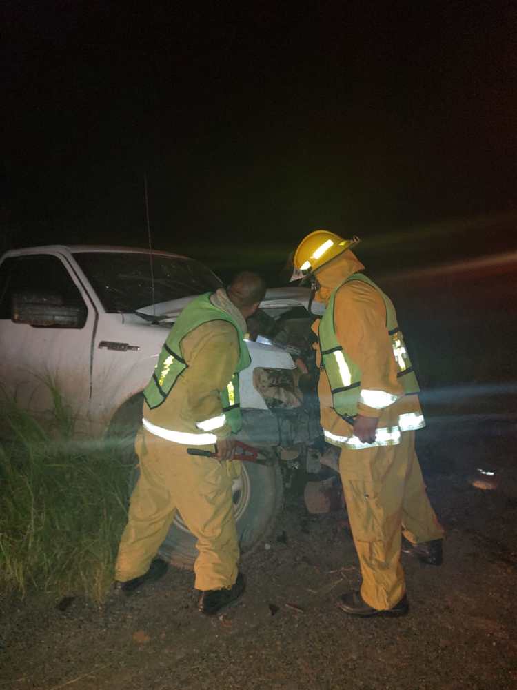 Choque en la carretera Álamos-Navojoa deja tres hombres lesionados