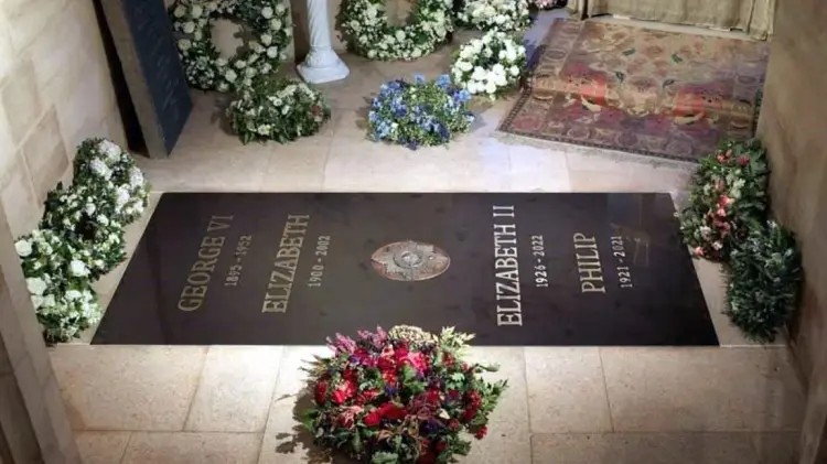 Buckingham muestra tumba  de Isabel II