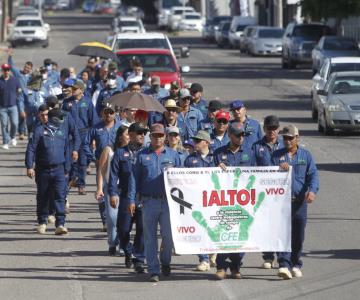 Empleados de CFE demandan justicia por caso Ónavas