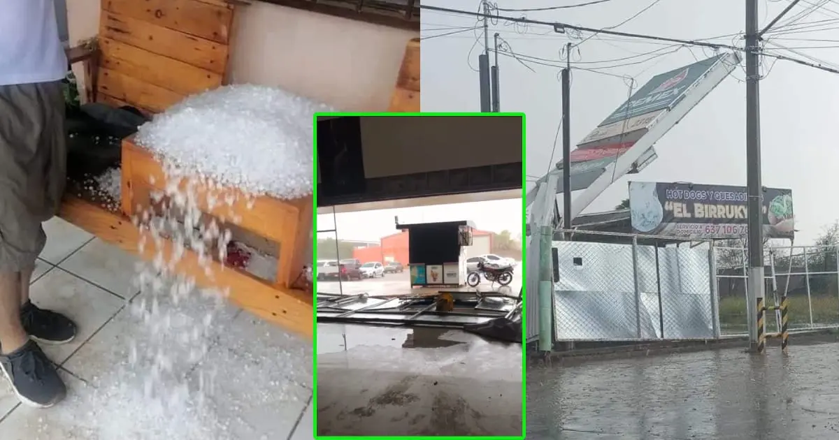 Tromba provoca afectaciones en Caborca