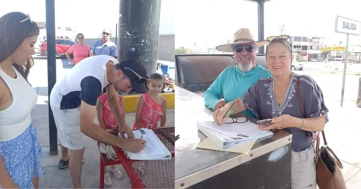 Recaudan firmas en Guaymas para mejorar red de drenaje