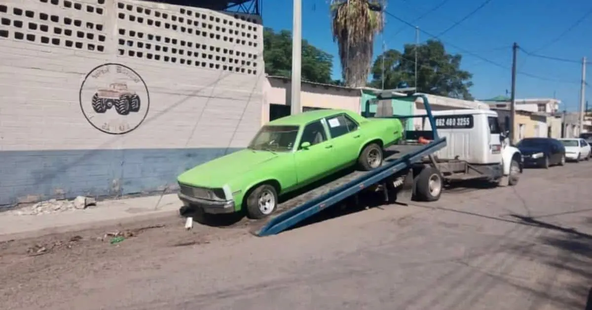 Patrulla Verde retira automóviles en desuso