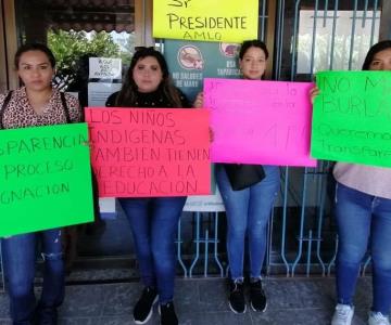 Docentes indígenas exigen transparencia en asignación de interinatos