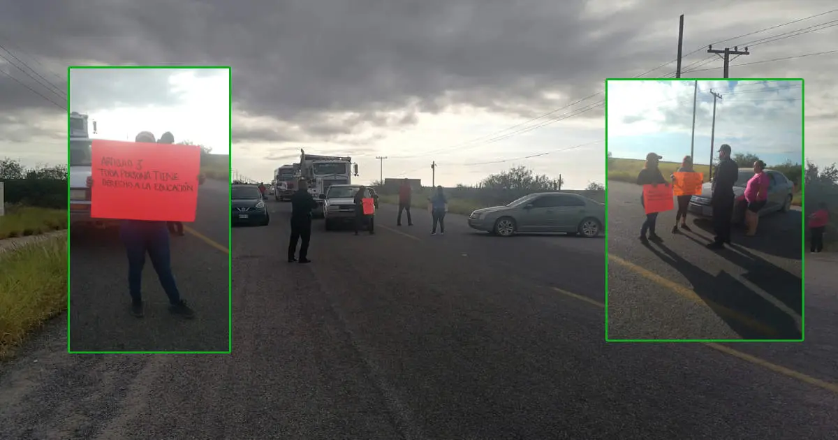 Bloquean carretera a Kino por atención al CAME 7; SEC ya trabaja