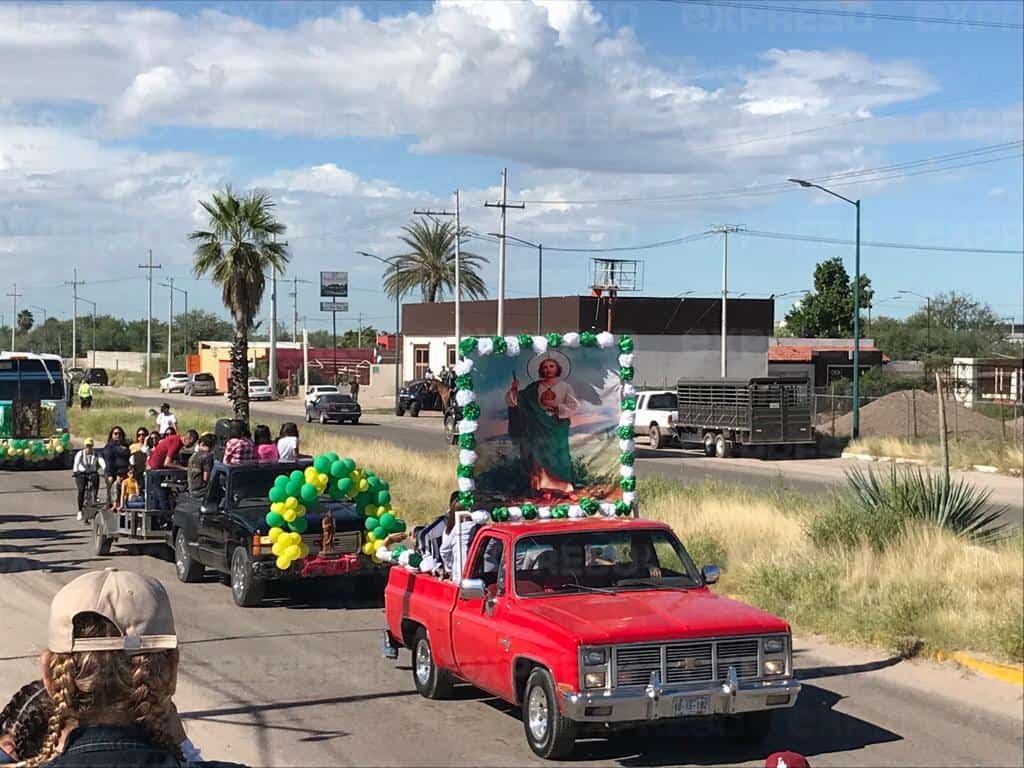 Inician celebraciones a San Judas Tadeo en la carretera 26