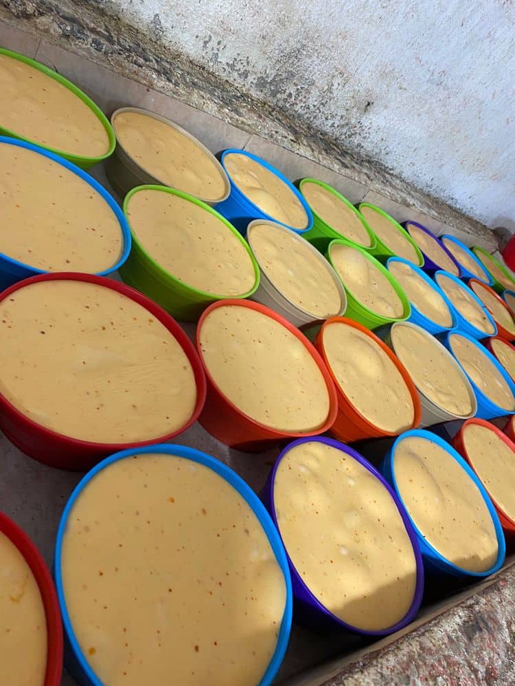 Joven lleva el queso cocido de Trincheras a Hermosillo