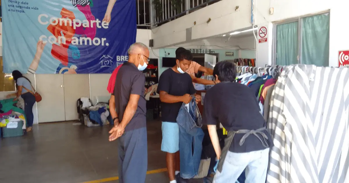 Banco de Ropa de Hermosillo apoya a migrantes venezolanos