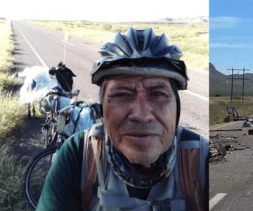 Fallece ciclista sonorense en Chihuahua; buscaba llegar a Argentina