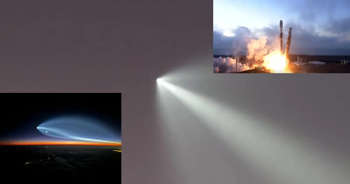 ¿Ovni? Cohete de SpaceX es visto en todo Sonora