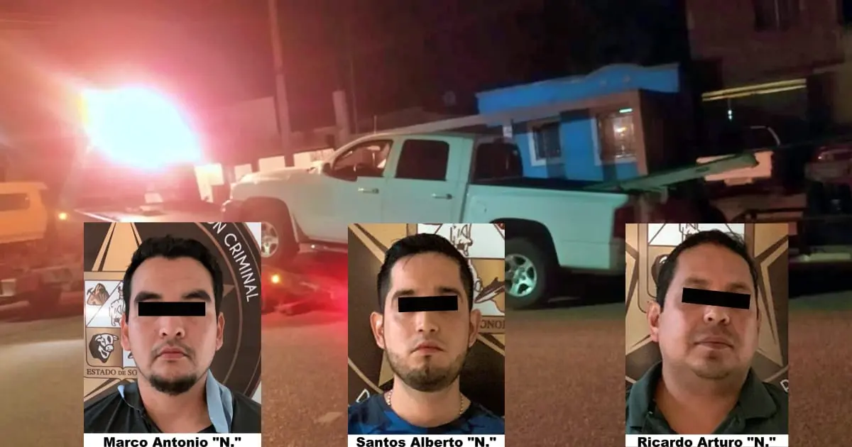 Dan con persona desaparecida en Cajeme; arrestan a tres personas