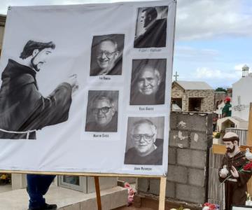 Frailes franciscanos son recordados en Guaymas este Día de Muertos