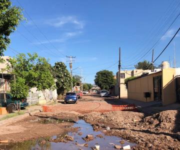 Cajeme: Vecinos de calle Belem piden terminar obras