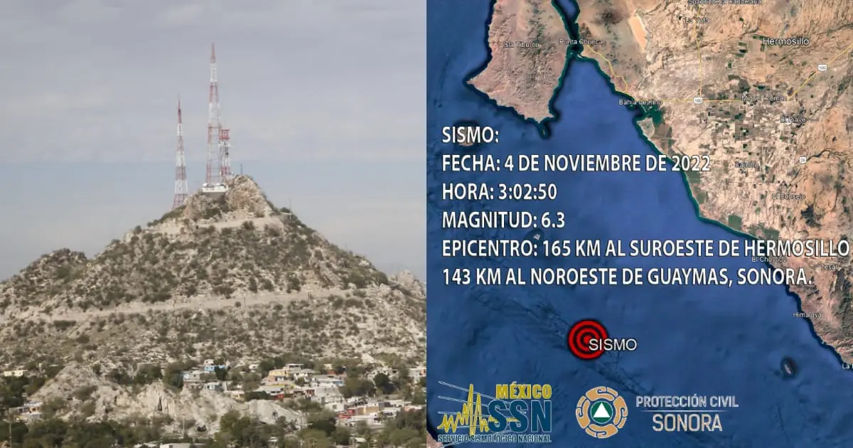 Hermosillenses no sintieron el temblor durante la madrugada