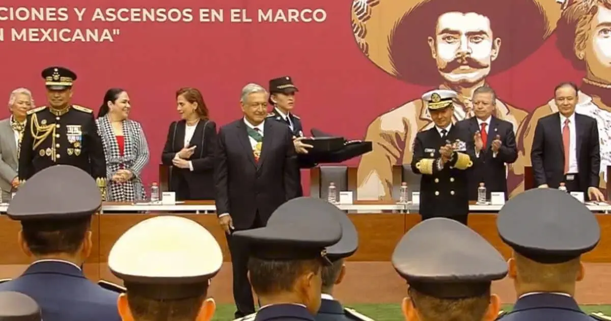 Senado recibe propuesta donde AMLO determina ascensos militares