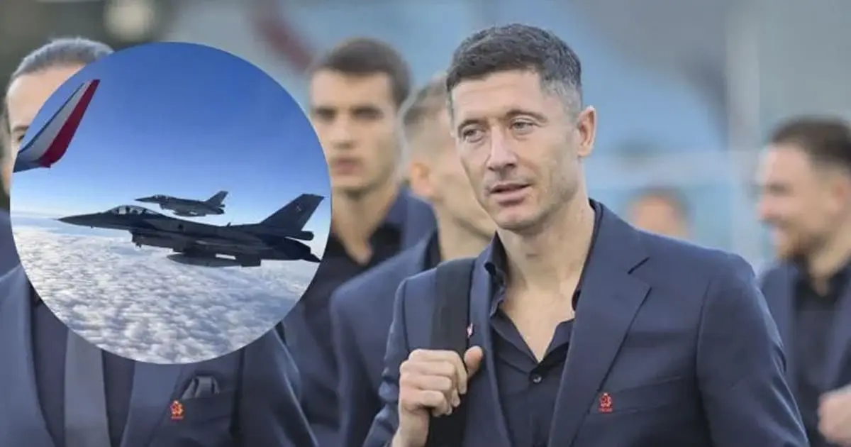 Polonia llega a Qatar escoltada por aviones cazabombarderos