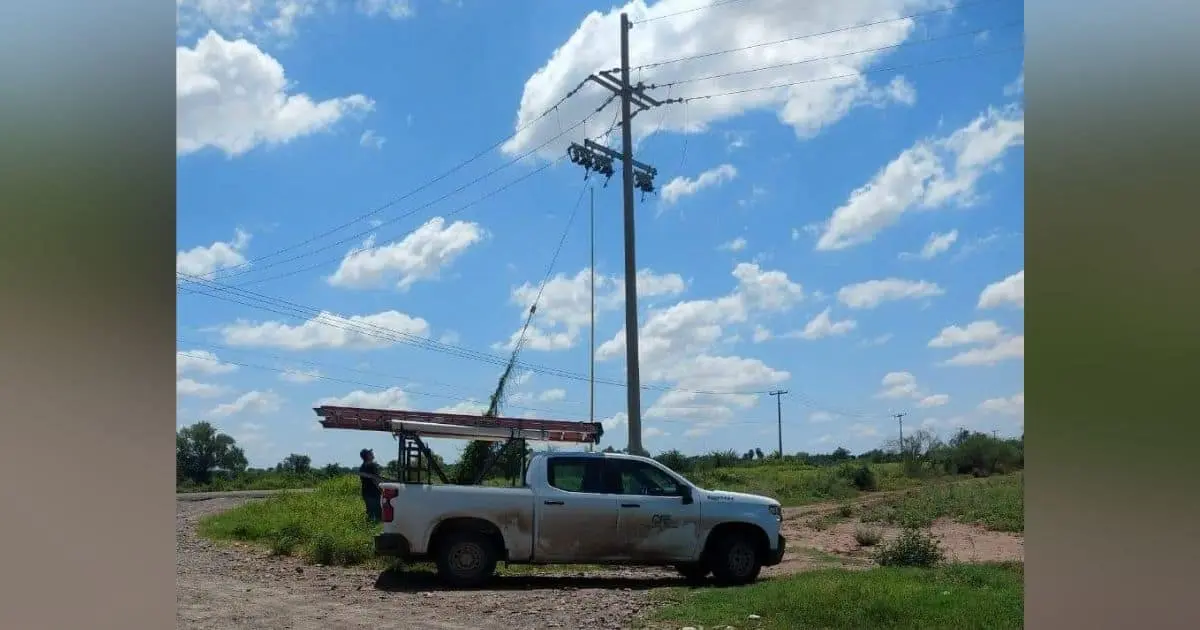 Estas comunidades de Navojoa se quedarán sin luz este miércoles
