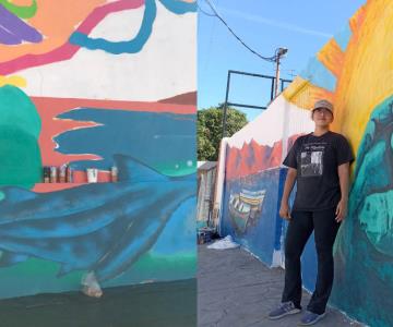 Llevan la esencia del puerto a murales de Guaymas