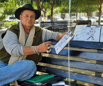 En solo 10 minutos, Ignacio Heredia retrata a visitantes de Catedral