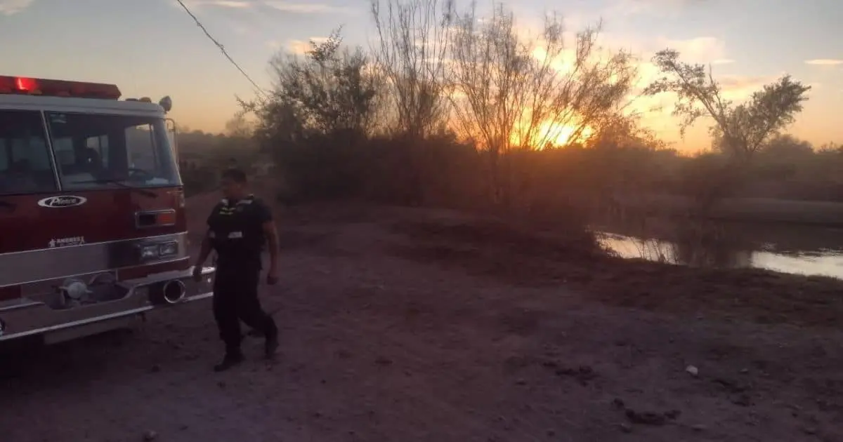 Buscan a hombre ahogado en canal de Navojoa