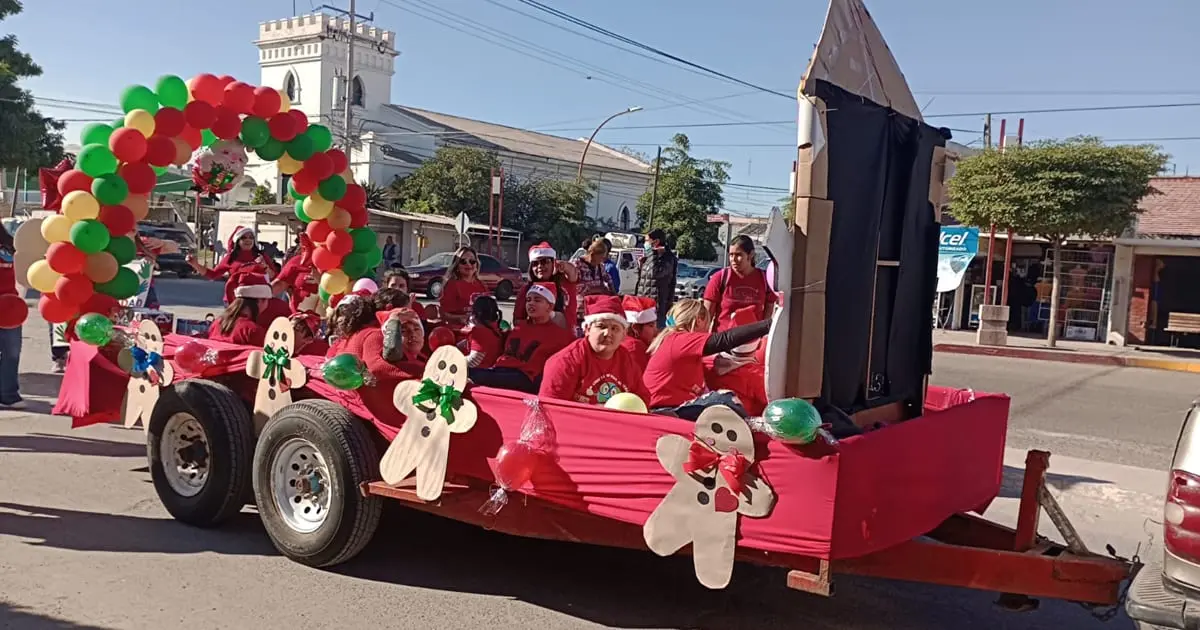Realiza CAME Navojoa Caravana Navideña por la inclusión