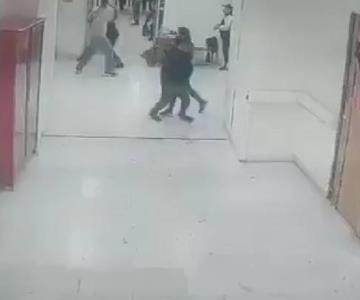 Sujeto agrede a personal de vigilancia del IMSS Navojoa 