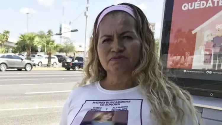 Ceci Patricia Flores, líder de Madres Buscadoras de Sonora. (Foto: Especial/ EXPRESO).