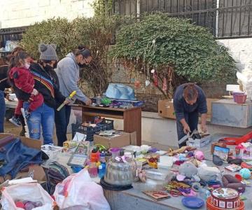 Bazar solidario en beneficio a los trabajadores de la construcción