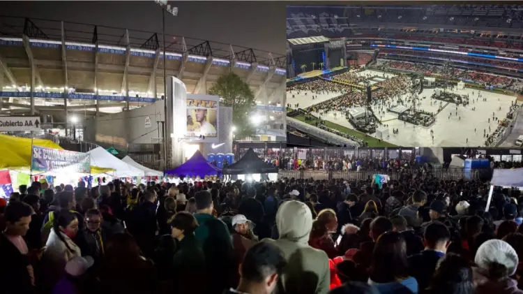 Miles de personas quedaron fuera del concierto en el Estadio Azteca (Foto: Especial/EXPRESO)