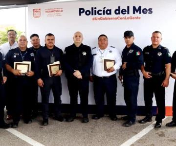 Estos fueron los Policías del Mes en septiembre y octubre