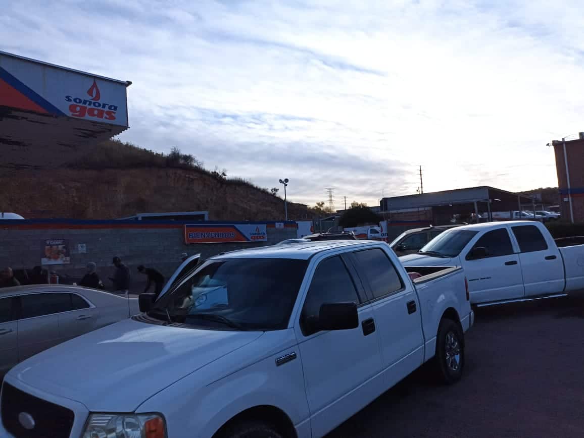 Frío provoca pánico en Nogales; incrementa venta de Gas LP