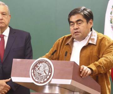 La última vez que Miguel Barbosa marchó con AMLO