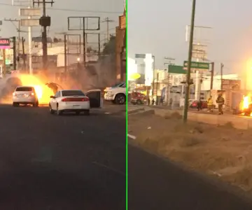 Pipa transportadora de gas explota sobre el bulevar Solidaridad