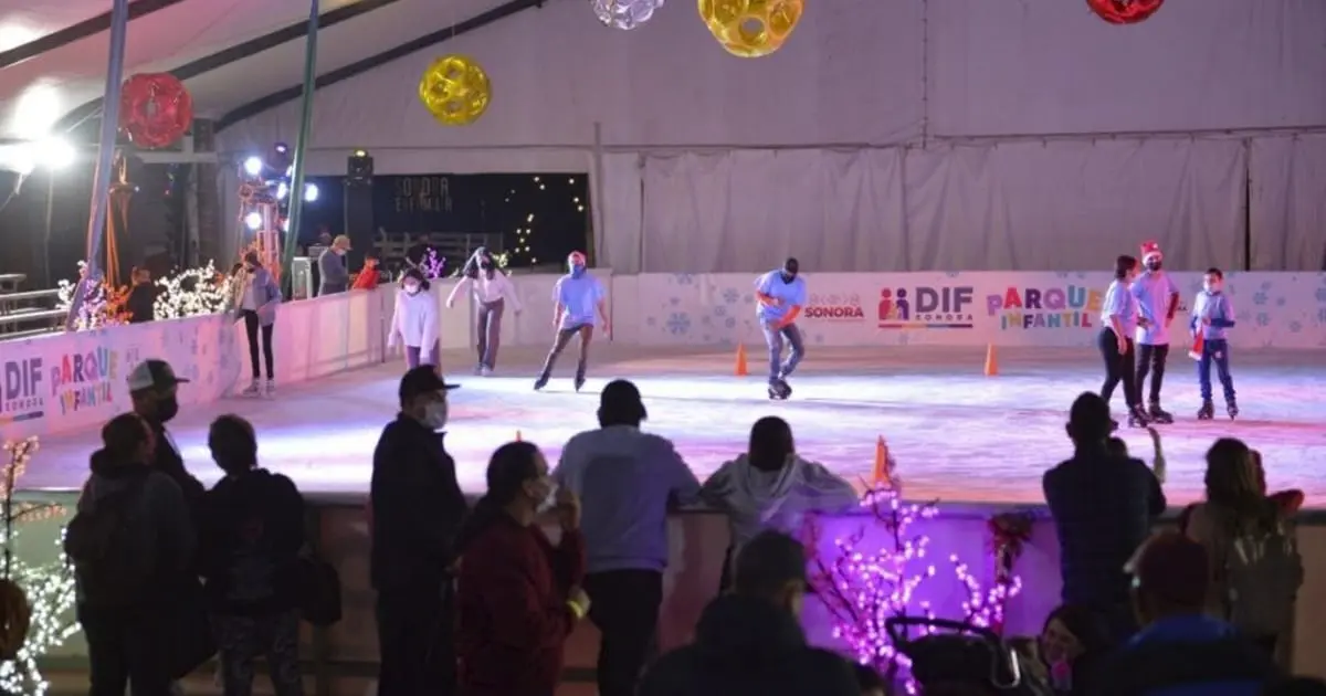 Inaugurará DIF Sonora pista de hielo en el Parque Infantil este sábado