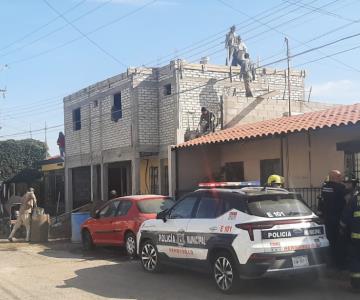 Trabajador de construcción toca cables de alta tensión y queda lesionado