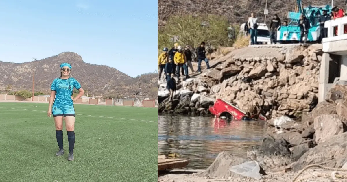 Cae camioneta al agua en el puente Douglas; fallece mujer ahogada