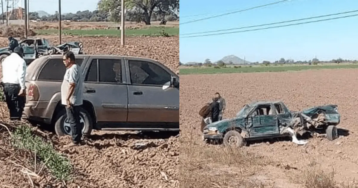 Aparatoso accidente en entrada de Jitonhueca queda en perdidas materiales