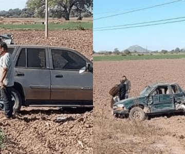 Aparatoso accidente en entrada de Jitonhueca queda en perdidas materiales