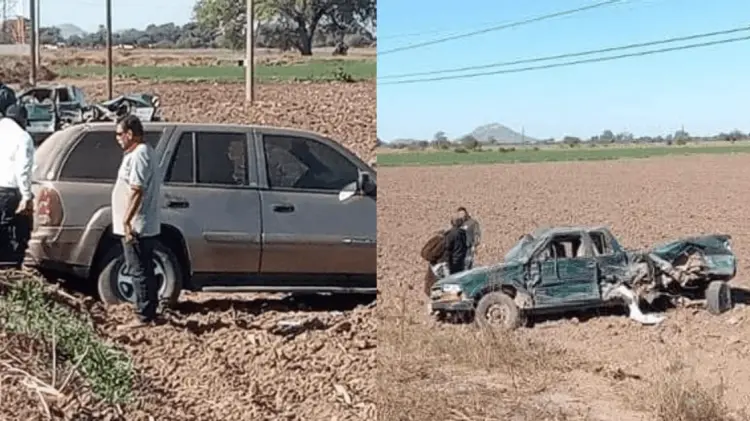 Los vehículos resultaron con graves perdidas. (Foto: Especial/EXPRESO)