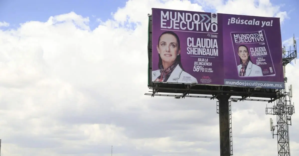 Alista PAN quejas ante el INE por espectaculares de Sheinbaum