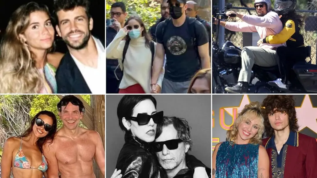Parejas famosas que escandalizaron el 2022