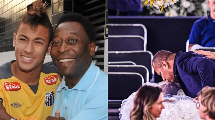 El padre de Neymar asistió en representación del actual 10 de Brasil. (Fotos: Cortesía)