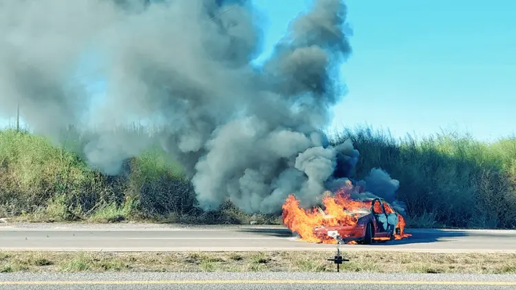 Tras ataque por aire y tierra fue detenido Ovidio Guzmán López, lo que desató actos de terror y vandalismo. (Foto: Agencia Reforma/EXPRESO)